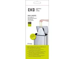EKO - Afvalzakken 30.3 liter (F1) - Plastic - wit - Afvalzak