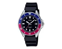 Casio Casio Collection MDV-10-1A2VEF Horloge - Kunststof - Zwart - Ø 36 mm