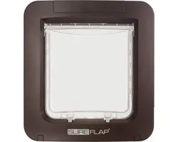 SureFlap Microchip huisdierluik L, bruin, 18 x 17 cm