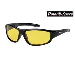 Polar Specs® Polariserende Nachtbril PS9024 – Black & Grey – Polarized Nightdriving – Small – Unisex