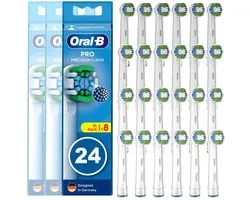 Oral B Opzetborstels - 24 stuks - Eb20-4 Precision Clean Voordeelverpakking