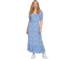 ONLY - ONLCHIANTI S/S LONG DRESS WVN NOOS - Dames - Maxi jurken