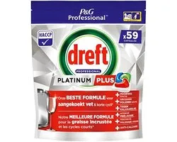 Dreft Platinum Plus Regular All in 1 Vaatwastabletten - 59 tabs