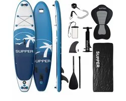 Supper Sup Board XL - opblaasbaar - 220kg - 335 x 81 cm - voor 2 personen
