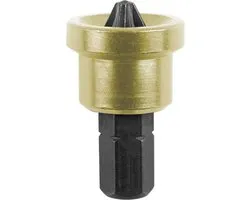 Embout pour vis à plaques de plâtre KWB - PZ2 Pozidriv 2 - queue 1/4" - 104610 - 2 pièces