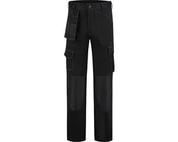 EM Workwear Werkbroek Oxford pol/kat Zwart - Maat 44