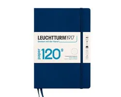 Carnet de notes A5 Medium Leuchtturm1917, bleu marine, 120 g, à pois