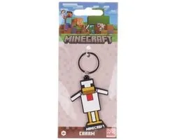 Minecraft Chicken - Sleutelhanger - Rubber