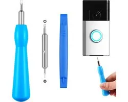 Vervangingsschroevendraaier voor Ring Video Doorbell, T6/T15 voor WiFi-wachtwoordreset en batterijvervanging, Geschikt voor Pro en Elite modellen