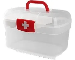 Médecine Premiers secours Boîte de poitrine Boîte de rangement Valise