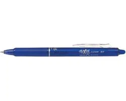 Pilot Frixion – Clicker balpen 0.7mm – blauw – 1 stuks