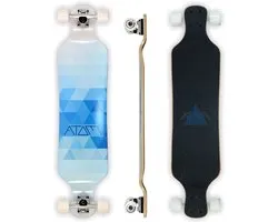 Atom 39 Blue Triangles - dropdeck longboard