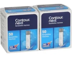 Contour NEXT bloedglucoseteststrips, Ascencia, 2 x 50 stuks