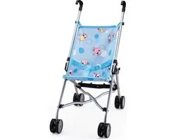Bayer Design - Poppenbuggy - Blauw met koeien