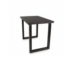 Bartafel 140cm durzaam mangohout zwart Pixie industrieel mango bar tafel