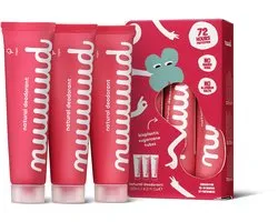 nuud - natuurlijke, vegan deodorant crème - xXL Pack - 3x40 ml