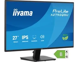 iiyama ProLite X2792QSU-B1 - 27 inch - QHD - IPS - USB-Hub (2x) - Energy label B