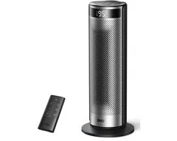 DREO Solaris SH628 Elektrische ventilatorkachel - 5°C tot 35°C - Ecostand - Ventilator optie - Vrijstaand - Zwart