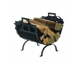 Loghouder met Canvas Tote Carrier voor Houtopslag