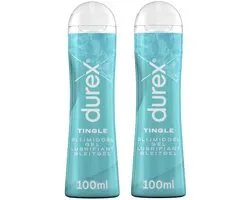 Durex Play Glijmiddel Tingle - 2 x 100 ml - Voordeelverpakking