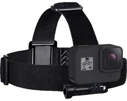 YONO Serre- Head - Support réglable adapté pour GoPro et Action Camera - Vis incluse - Zwart