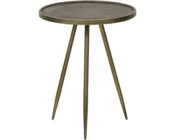 Light & Living Table d'appoint Envira - Or Antique - Ø39,5cm - Métal - Luxe -