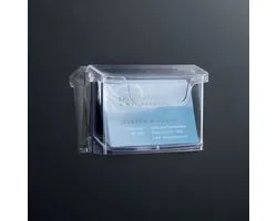 porte-cartes de visite extérieur modèle mural Sigel 105x76x45mm acrylique transparent SI-LH326