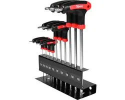 Schroevendraaierset - Torx - T-greep - 10 delig
