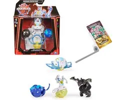 Bakugan - Special Attack-starterpakket - Speelset met 3 Bakugan-actiefiguren en 3 Brawler-kaarten - stijlen kunnen variëren