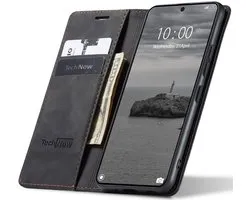 Hoesje geschikt voor Realme GT 7 Pro - Book Case Leer Slimline Zwart