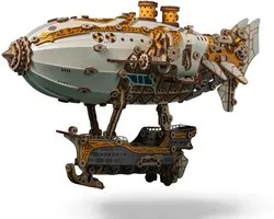 HowCat MFantasy Airship - Steampunk 3D houten puzzel met LED verlichting