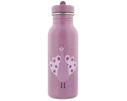 Trixiebaby Trixie | Gourde - Mrs. Peacock - Bouteille d'eau en acier inoxydable pour enfants - 500 ml - Bouteille étanche - Violet - Paon