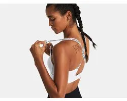 Haut de sport Under Armour Infinity 2.0 à maintien Medium, Wit , tailles M/D à DD, pour femme
