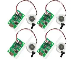ONF3 - Ultrasonic Mist Maker - 4Pcs Nebulizer met Timer - 20mm - Rubber Seal - Ideaal voor Vernevelen - Geschikt voor Huishoudens - Met Timer