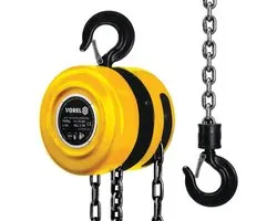 VOREL - Kettingtakel 1000 kg - Staal Geel 80751