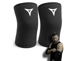 Manchons de coude 7MM - Bandages de coude - Attelle de coude pour Powerlifting, Fitness & Crossfit - 2 Pièces - Taille XXL
