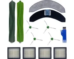 Accessoirespakket voor iRobot Roomba Combo J7 PLUS / Combo J9 PLUS - Filter/Dweil/Zijborstel/Afzuigrol