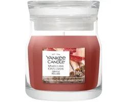 Yankee Candle - Sparkling Cinnamon Small Jar Geurkaars - tot 30 branduren