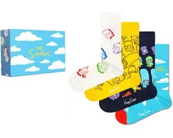 Happy Socks The Simpsons XSIM09-0200 4-Pack Clouds In The Sky Gift Set - maat 36-40 giftbox