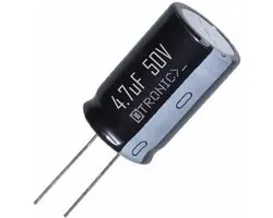 OTRONIC® 10x Condensator 4.7uF 50v Elektrolytisch (ELCO) zwart