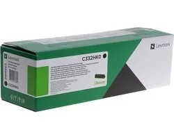 Lexmark C332HK0 Cartouche de toner 1 pièce(s) Noir