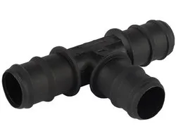 Talen Tools - Slangverbinder - T-stuk - Kunststof - Voor 1 inch