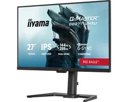 iiyama G- Master GB2771UHSU-B1 Red Eagle - 27 pouces - 4K - IPS - 144 Hz - Réglable - HDR 400 - Compatible G-Sync