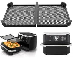 Spatscherm - Silicone Spatscherm - Hittebestendige Spatbescherming - Airfryer accessoires - voor Ninja AF500 - Opvouwbaar