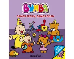 Bumba - Boek - Kartonboek met flapjes - Rijmend verhaaltje - Samen spelen, samen delen
