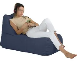 Xoft Living - Zitzak Lounge - Donker Blauw - Volwassenen & Kinderen