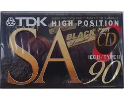 TDK SA-90 90min cassettebandje 2x45min High Position