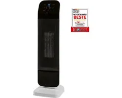 Clatronic HL 3763 - Chauffage céramique 2000 W - Réglage numérique de la température (15-35 °C)