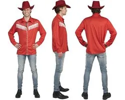 Verkleedpak cowboy hemd Line Dance Shirt 52-54