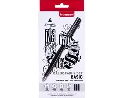 Bruynzeel kalligrafie 8-delig met instructies - beginner